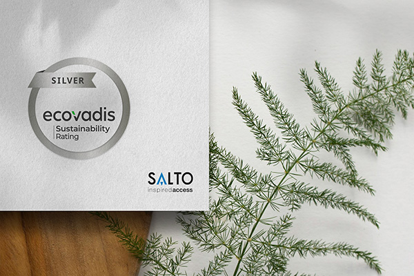 SALTO mottar en vurdering til sølv i EcoVadis evalueringsrangering