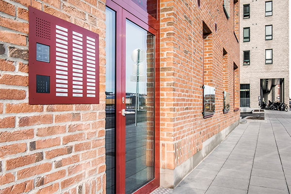 Siedle Classic betjener arkitekttegnede boliger i en ny bydel i Aalborg