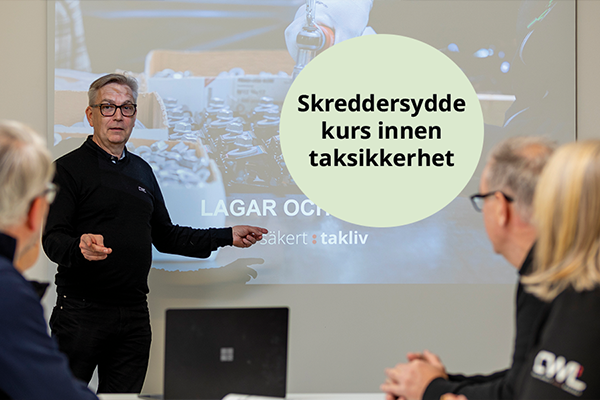 Skreddersydde kurs og opplæring innen taksikkerhet