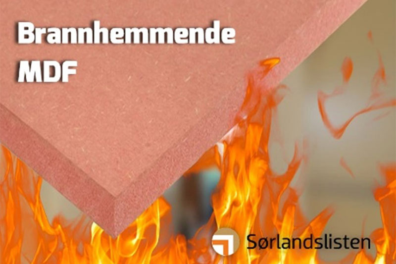 Brannhemmende MDF