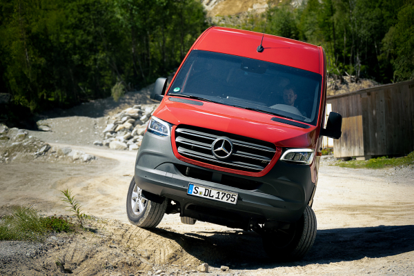 Sprinter 4x4. Bygget for krevende forhold.