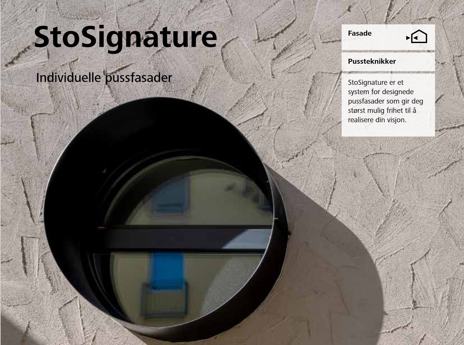 StoSignature kreative pussfasader