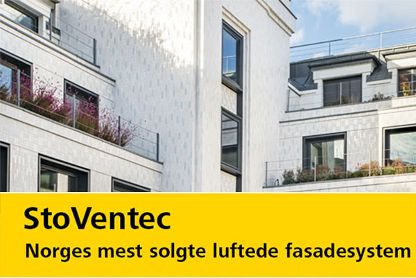 StoVentec - Norges mest solgte luftede fasadesystem