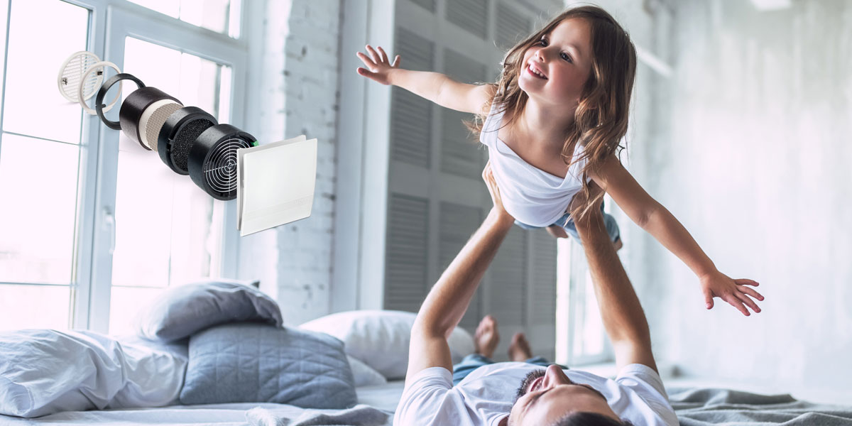 Sunt inneklima uten å bygge om boligen. Mer hjemmetid krever god ventilasjon!