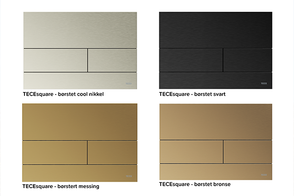 TECEsquare lanseres i fire nye overflater
