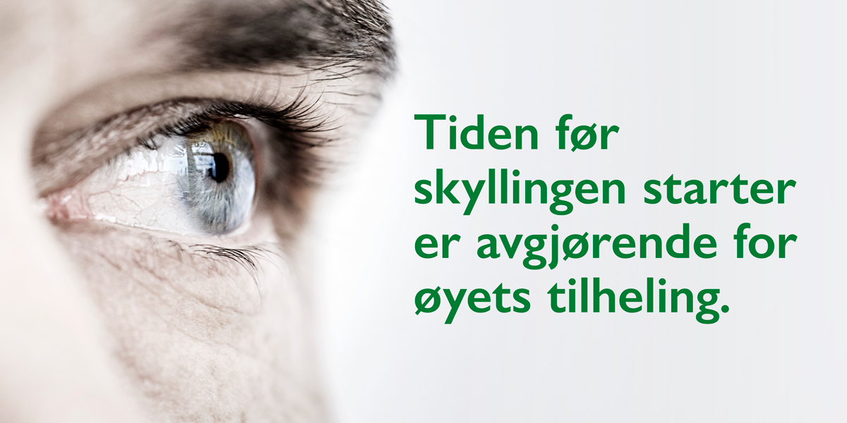 Tiden er avgjørende for å redde øynene
