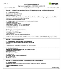 TP654 Sikkerhetsdatablad