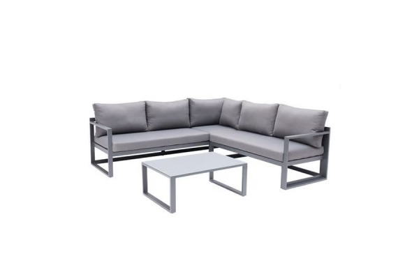 Lundamo hjørnesofa + bord - Hillerstorp