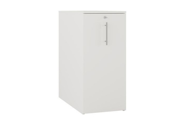 Milano uttrekkskap, hvit laminat - Lotuss