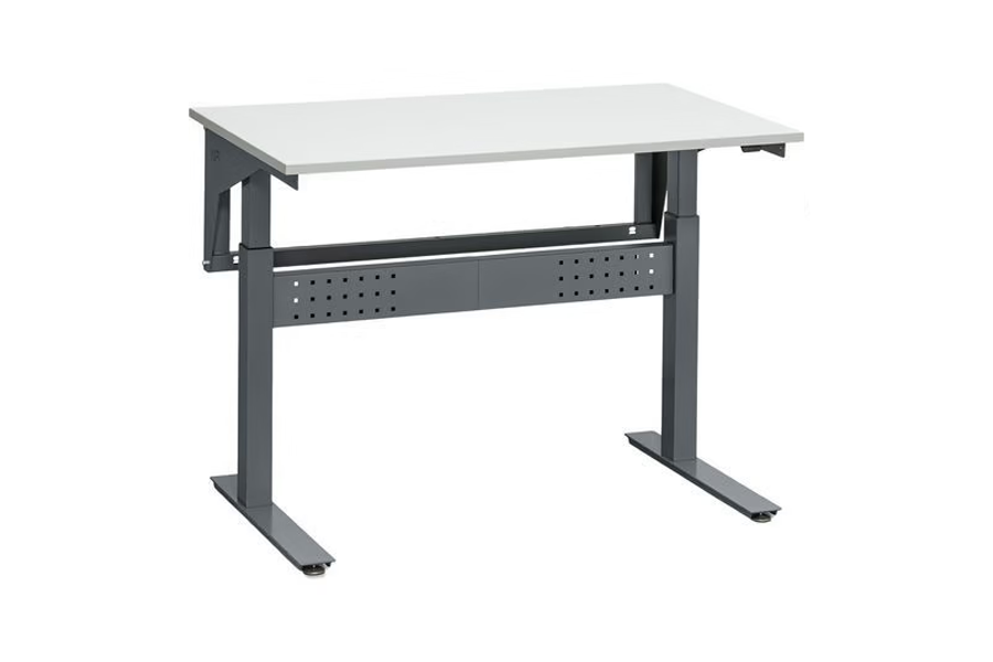 Motordrevet arbeidsbord W200 med Laminatplate og påbygningsramme - WFI